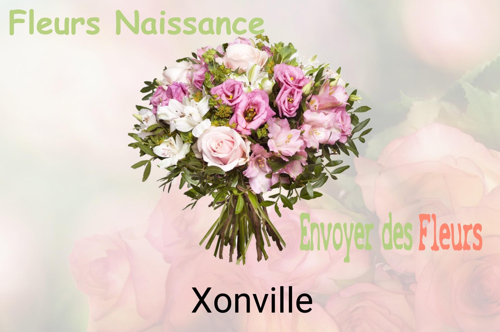 Bouquet de fleurs de naissance livré à Xonville